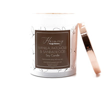 Load image into Gallery viewer, Vanilla Patchouli Sandalwood Soy Wax Candle
