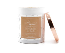 Load image into Gallery viewer, Champagne Strawberries Soy Wax Candle
