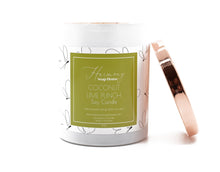 Load image into Gallery viewer, Coconut Lime Punch Soy Wax Candle
