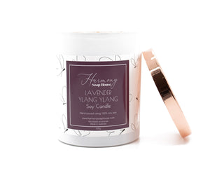 Lavender Ylang Ylang Soy Wax Candle