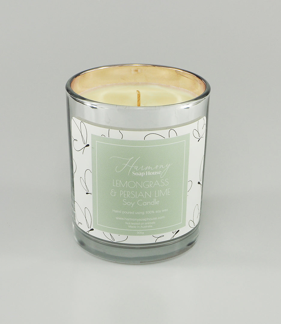 Lemongrass Persian Lime Soy Wax Candle